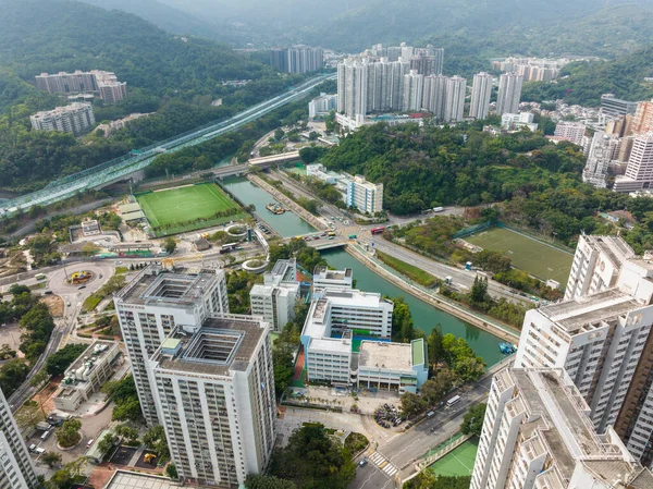 Taipo Hong Kong February 2022 Top View Hong Kong City — ストック写真