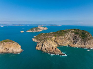 Top view of the Hong Kong Sai Kung landscape