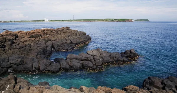 Seaside Fongguei Cave Penghu Taiwan — 图库照片