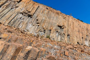 Hong Kong Sai Kung natural hexagonal column