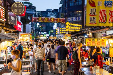 Keelung, Taiwan - 19 August 2022: Keelung Night Market