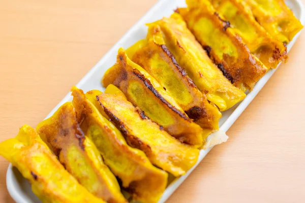 Pan Grilled Curry Meat Dumpling — Stock Photo, Image