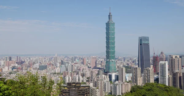 Taipei Taiwan April 2022 Taipei City Skyline — ストック写真