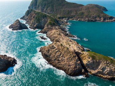 Top view of the Hong Kong Sai Kung landscape
