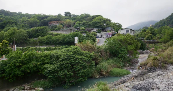 Taipei Taiwan April 2022 Huangxi Hot Spring Recreation Area Yangmingshan — Stockfoto