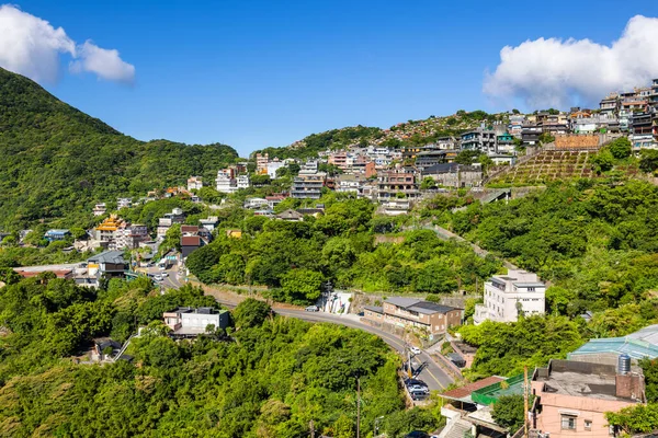 Villaggio Jiufen Sulla Montagna Taiwan — Foto Stock