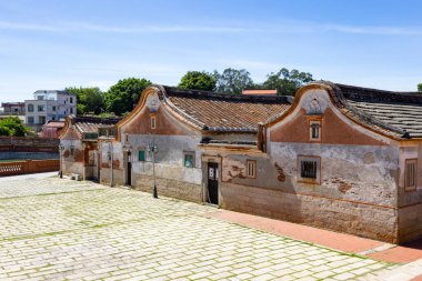 Tayvan Kinmen Geleneksel eski Zhu Shan Köyü
