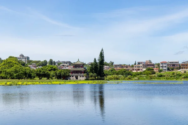 Taiwan Kinmen Gugang Tower Gugang Lake — Stok fotoğraf