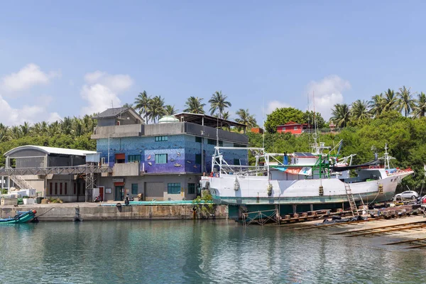 Taitung Taiwan Settembre 2022 Fugang Fishery Harbor Taitung Taiwan — Foto Stock