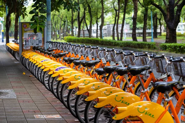 Taipei Taiwan Juni 2022 Youbike Cykel Gatan Taipei — Stockfoto