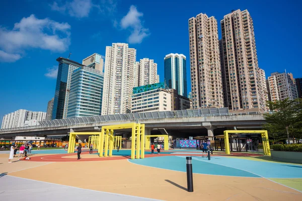 Fortress Hill Χονγκ Κονγκ Οκτωβρίου 2021 Τμήμα Ανατολικού Πάρκου — Φωτογραφία Αρχείου
