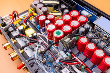 Tayvan - 07 Haziran 2022: Ses yükseltici devre levhası