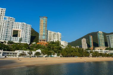 Hong Kong - 19 Ekim 2021: Hong Kong 'da Repulse Körfezi