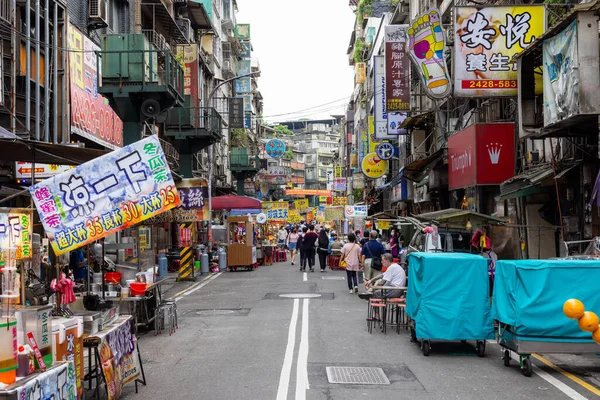 Keelung Tayvan Ağustos 2022 Keelung Miaokou Gece Pazarı — Stok fotoğraf