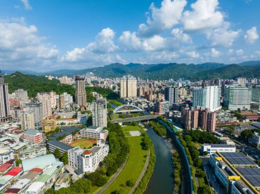 Taipei, Tayvan - 23 Eylül 2022: Taipei şehri