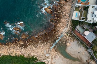 Shek O 'nun Hong Kong' daki en iyi manzarası.