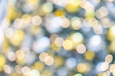 Noel dekorasyonunun bulanık görünümü