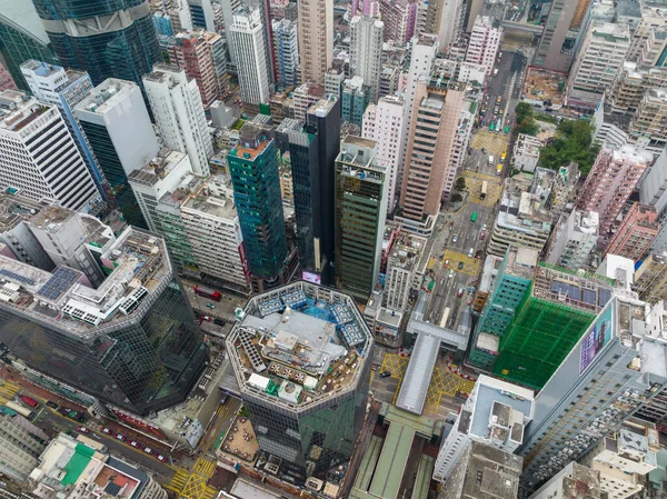 Mong Kok Χονγκ Κονγκ Ιανουαρίου 2022 Κάτοψη Της Πόλης Του — Φωτογραφία Αρχείου