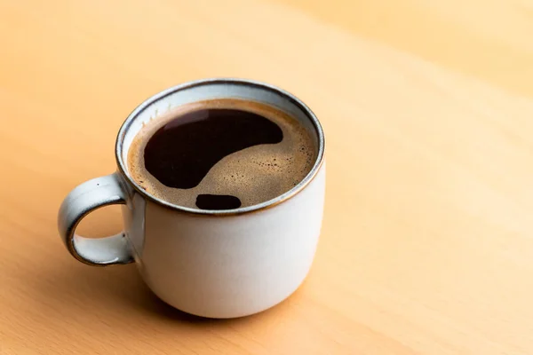 Черный Кофе Кофейной Кружке — стоковое фото
