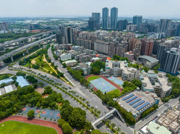 Nueva Taipei Taiwán Julio 2022 Vista Superior Ciudad Distrito Linkou — Foto de Stock