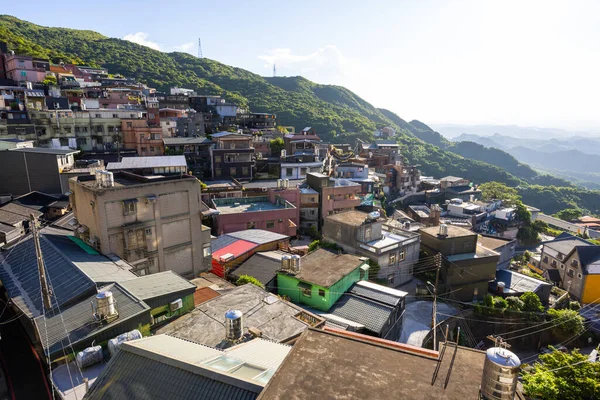 Taiwan Jiufen Byn Berget — Stockfoto