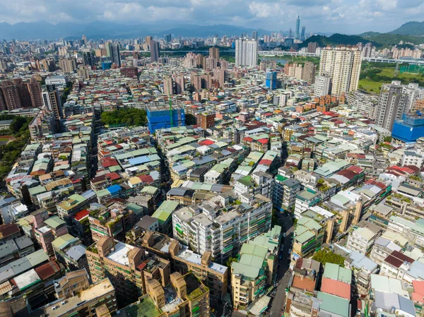 Taipei City Havadan Görünümü — Stok fotoğraf
