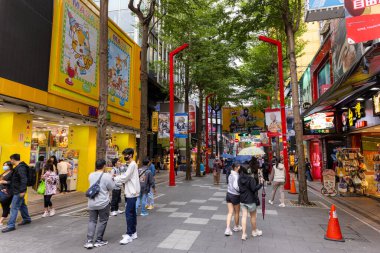 Taipei, Tayvan - 09 Ekim 2022: Tayvan 'ın Ximending ilçesi