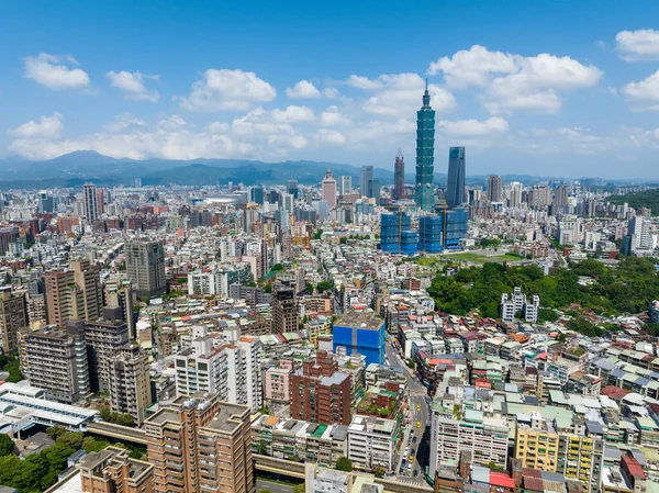 Taipei Taiwan September 2022 Aerial View Taipei City — Stock Photo, Image