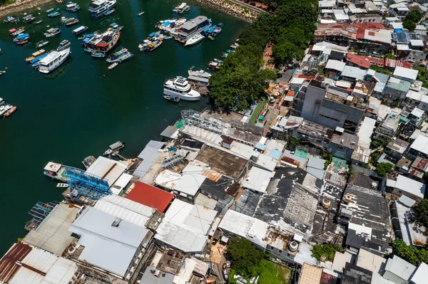 Lee Yum Mun Hongkong August 2021 Blick Von Oben Auf — Stockfoto