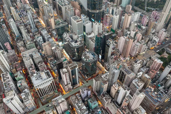 Mong Jalá Hong Kong Noviembre 2022 Vista Superior Ciudad Hong — Foto de Stock