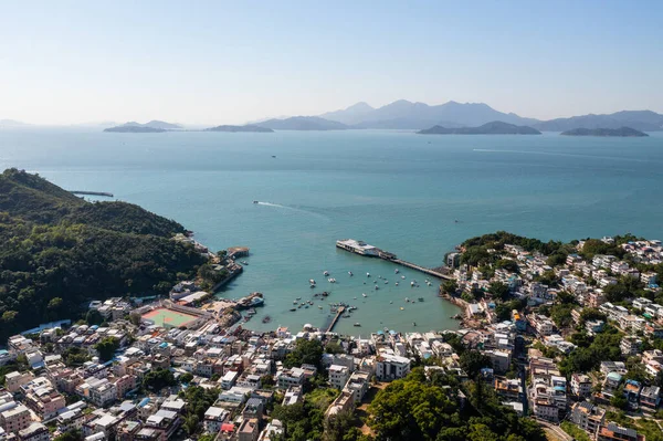 Vista Superior Isla Lamma Hong Kong — Foto de Stock