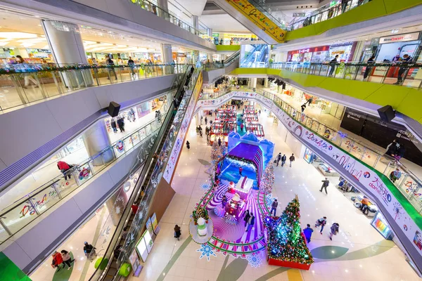 Yau Tong Hong Kong Dezembro 2021 Centro Comercial Interior Domínio — Fotografia de Stock