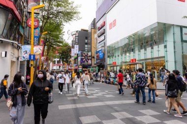 Taipei, Tayvan - 09 Ekim 2022: Tayvan 'ın Ximending ilçesi