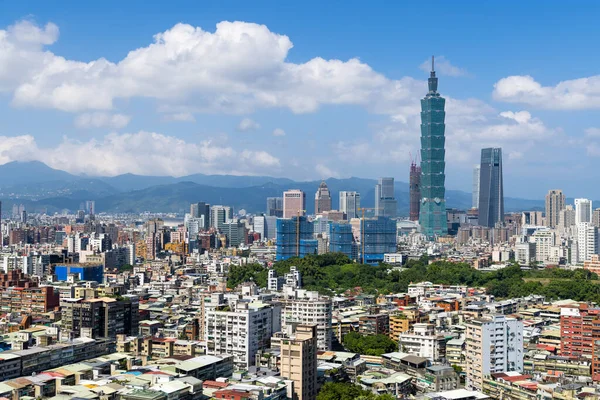 Taipei Taiwan September 2022 Taipei Downtown City Skyline — Stock Photo, Image