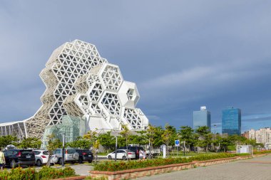 Kaohsiung, Tayvan - 01 Eylül 2022: Kaohsiung şehir simgesi Tayvan