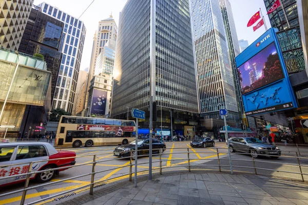 Central Hong Kong December 2022 Hong Kong Business District — Stock Photo, Image
