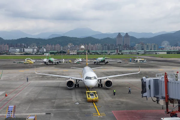 Taipei Tayvan Haziran 2022 Taipei Deki Songshan Havaalanı — Stok fotoğraf