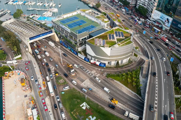 Causeway Bay Hong Kong November 2021 Top View Hong Kong — Stock Photo, Image