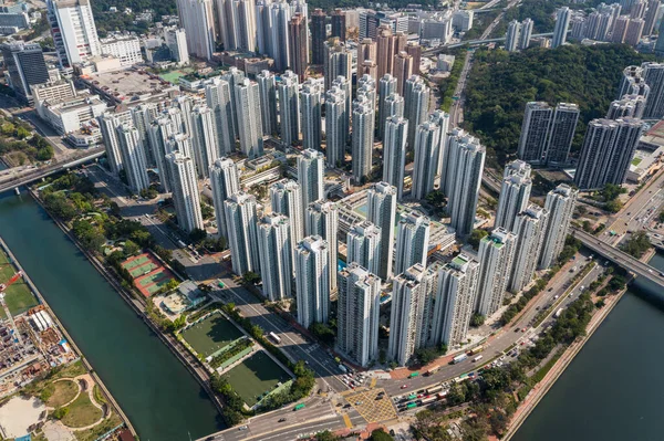2021年4月10日 香港住宅区概览 — 图库照片
