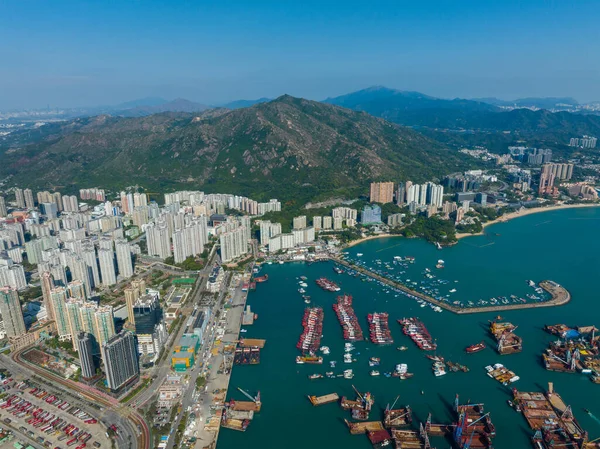 Tuen Mun Hong Kong Şubat 2022 Hong Kong Yerleşim Bölgesi — Stok fotoğraf