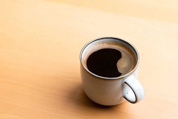 Black Coffee Coffee Mug — Stock Photo, Image