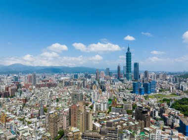 Taipei, Tayvan - 28 Eylül 2022: Tayvan 'da Taipei şehir simgesi