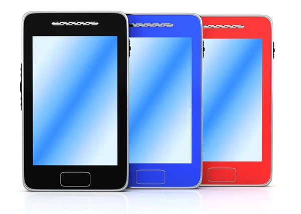 Series of smartphones — Stock Photo, Image