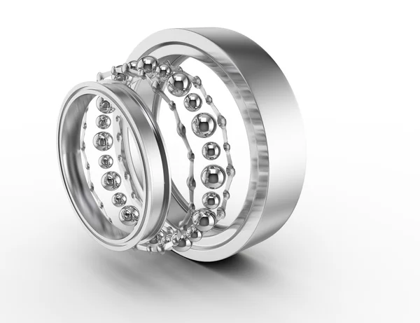 Ball bearing parts — Stock Photo, Image