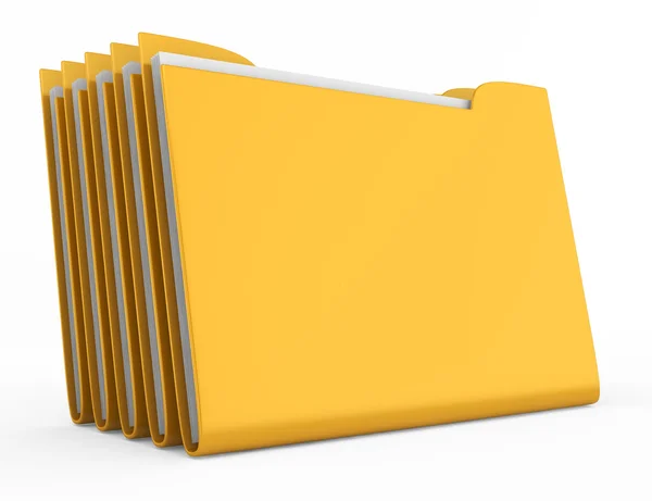 Stack of folders — Stock Photo, Image