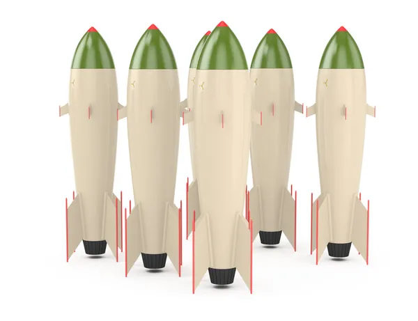 Nuclear missiles — Stock Photo, Image