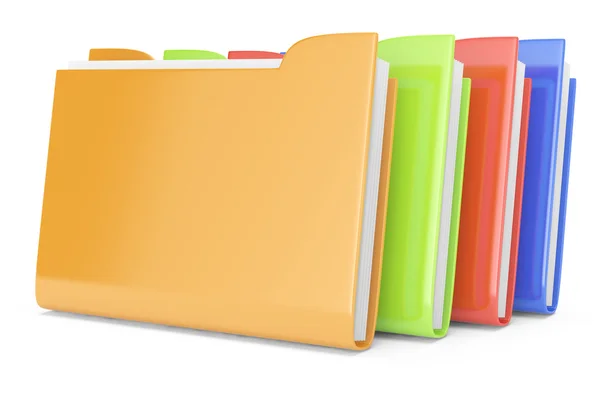 Colored folders — Stock Photo, Image