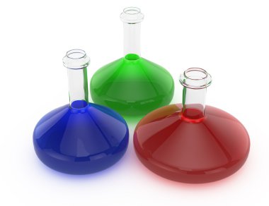 Laboratuvar şişeler