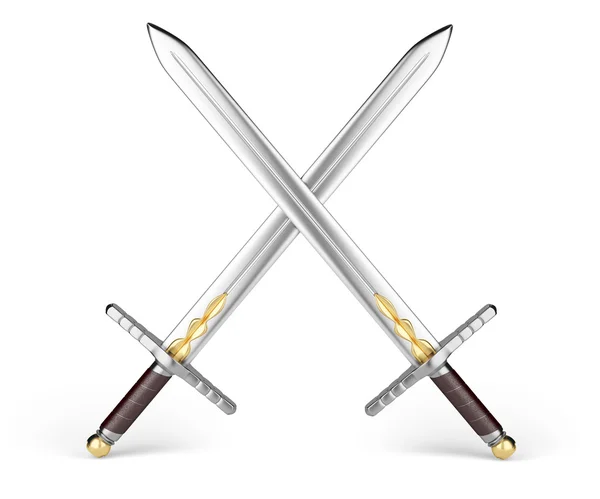 Crossed swords — Stock Photo, Image