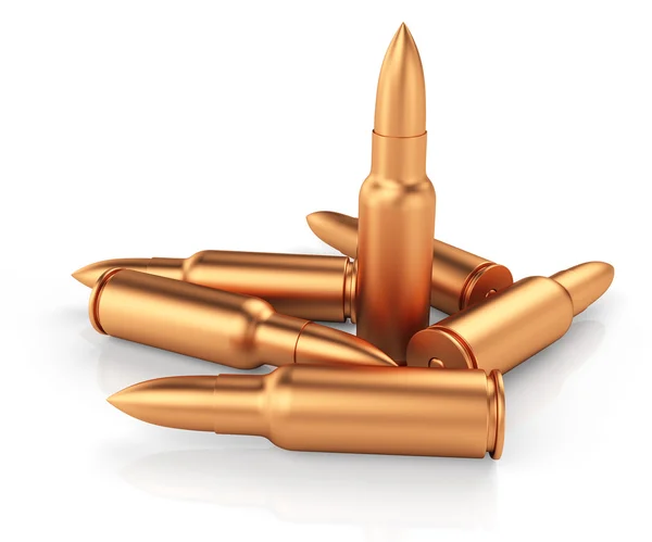 Rifle cartridges — Stock Photo, Image